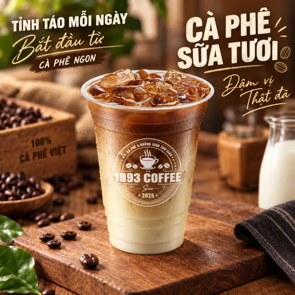 Vietnamese Coffee with Fresh Milk tại 1993 Coffee & Work