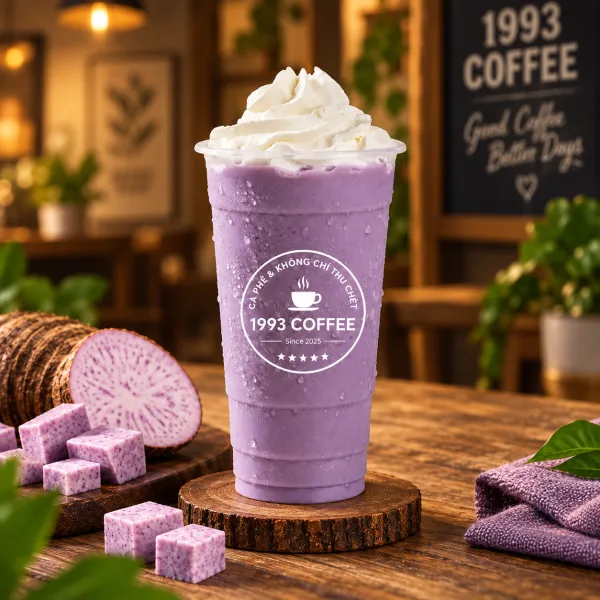 Taro Ice Blended tại 1993 Coffee & Work