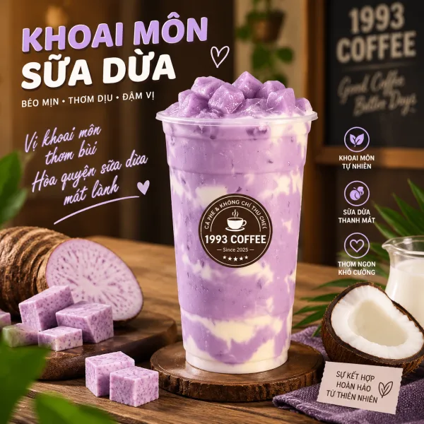 Taro Coconut Milk tại 1993 Coffee & Work