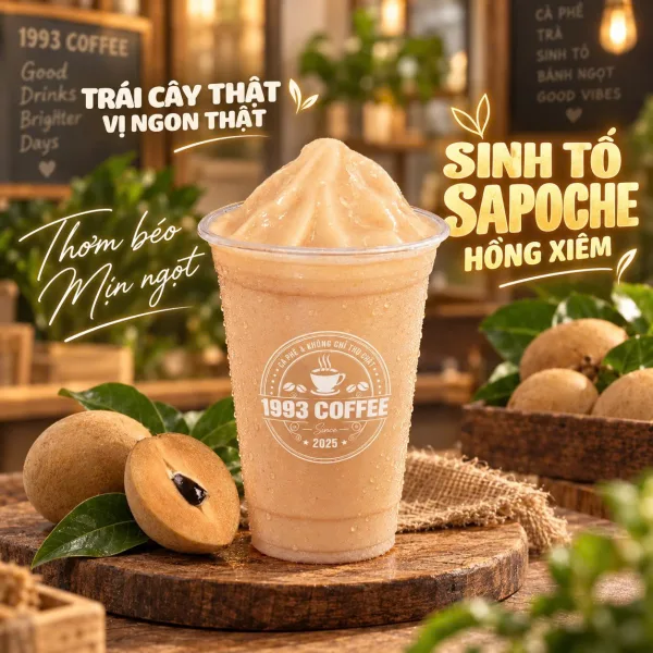 Sinh tố Sapochê tại 1993 Coffee & Work