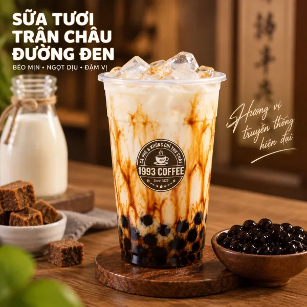 Brown Sugar Fresh Milk tại 1993 Coffee & Work