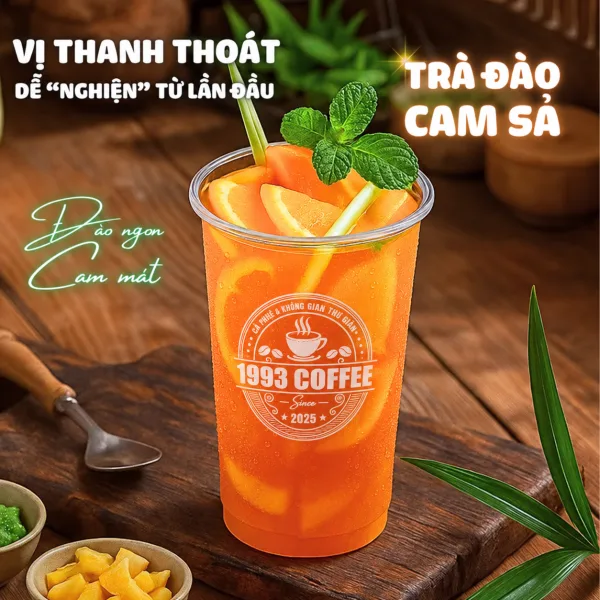 Trà đào cam sả tại 1993 Coffee & Work