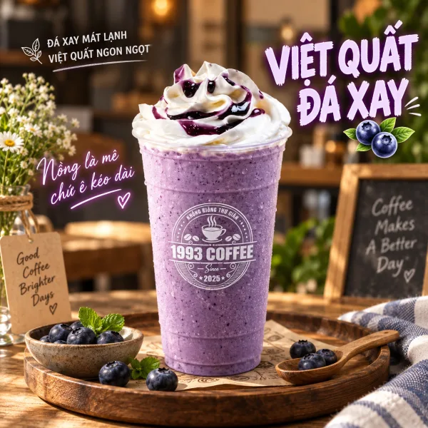 Blueberry Ice Blended tại 1993 Coffee & Work